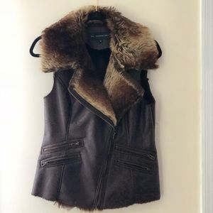 Members Only faux fur vest